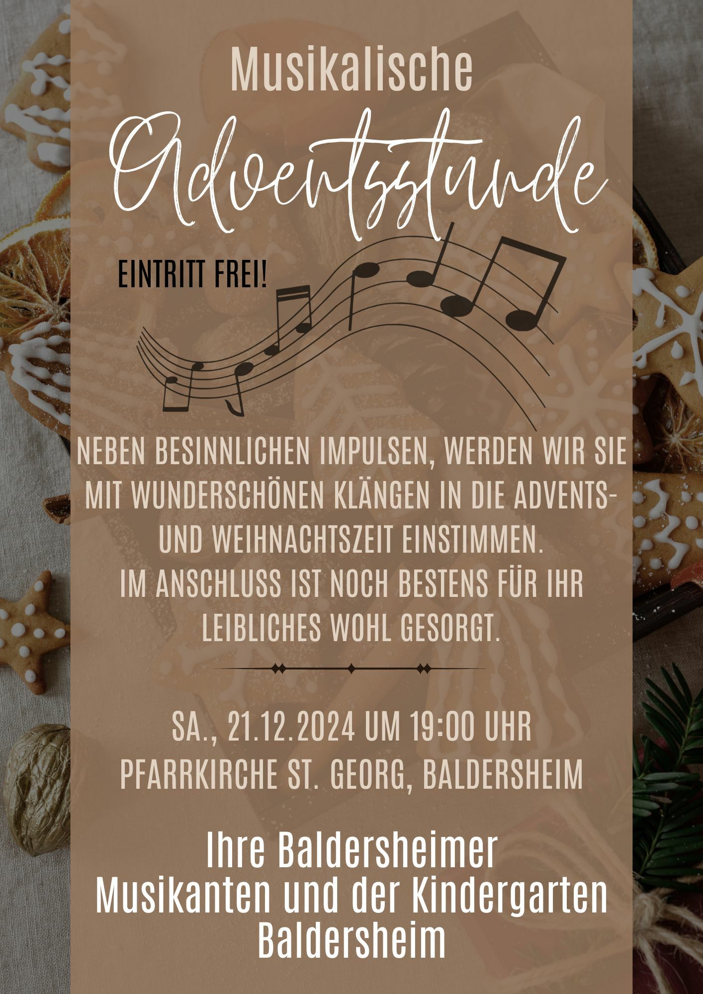 Flyer Adventsstunde