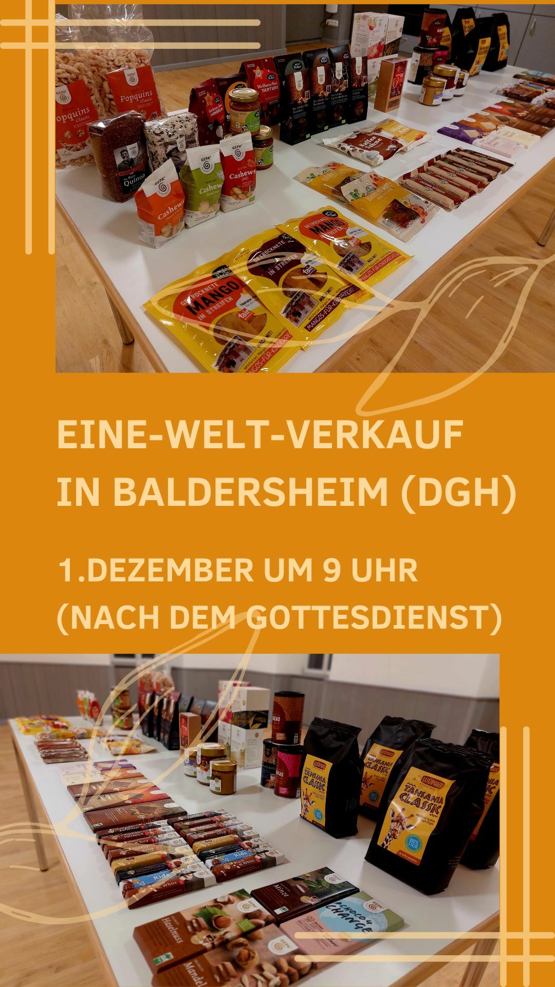 Flyer Eine Welt Verkauf